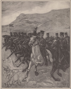 A CAVALRY CHARGE
